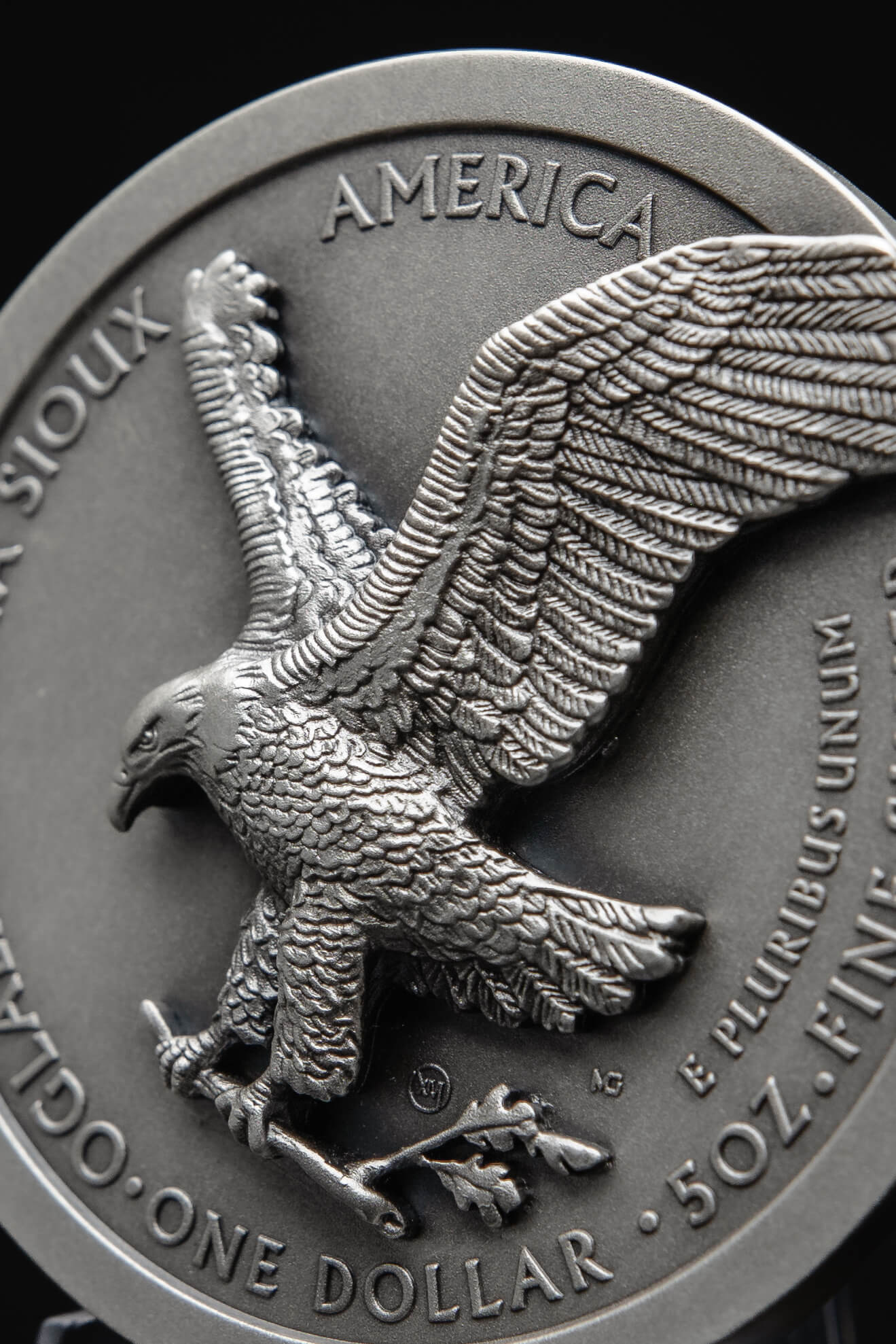 2025 $1 5 oz Silver Eagle Type 2 Coming to Life NGC MS70 Antiqued Advanced Releases Gaudioso Signed X Mint Label