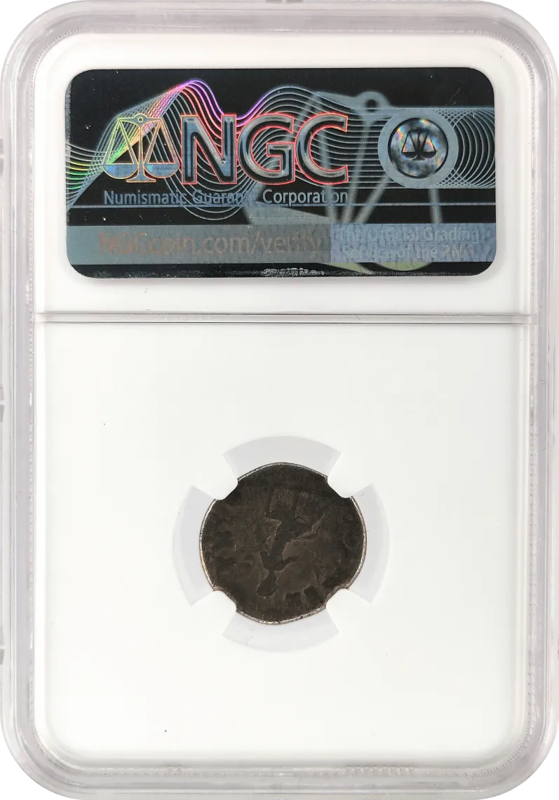 Roman Empire 69-79 A.D. Vespasian AR Denarius NGC VG '10th of the 12 Caesars' Label