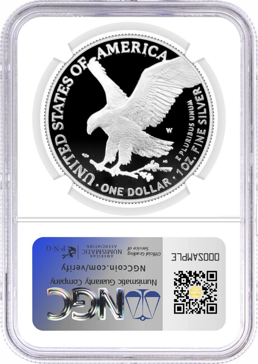 2024 W $1 1 oz Proof Silver Eagle Congratulations Set NGC PF70 Ultra Cameo First Day of Issue West Point Star Label