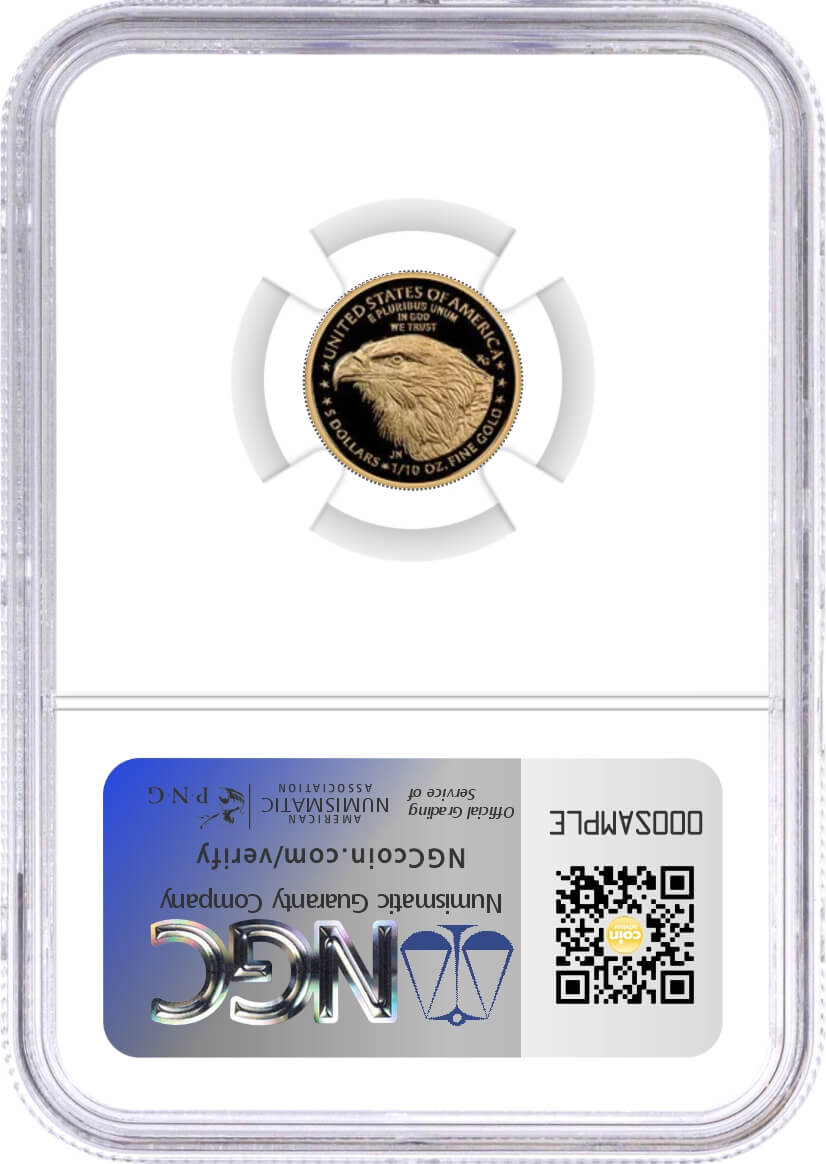 2025 W $5 1/10 oz Proof Gold Eagle NGC PF70 Ultra Cameo Advance Releases Norris Signed U.S. Mint Designer Series