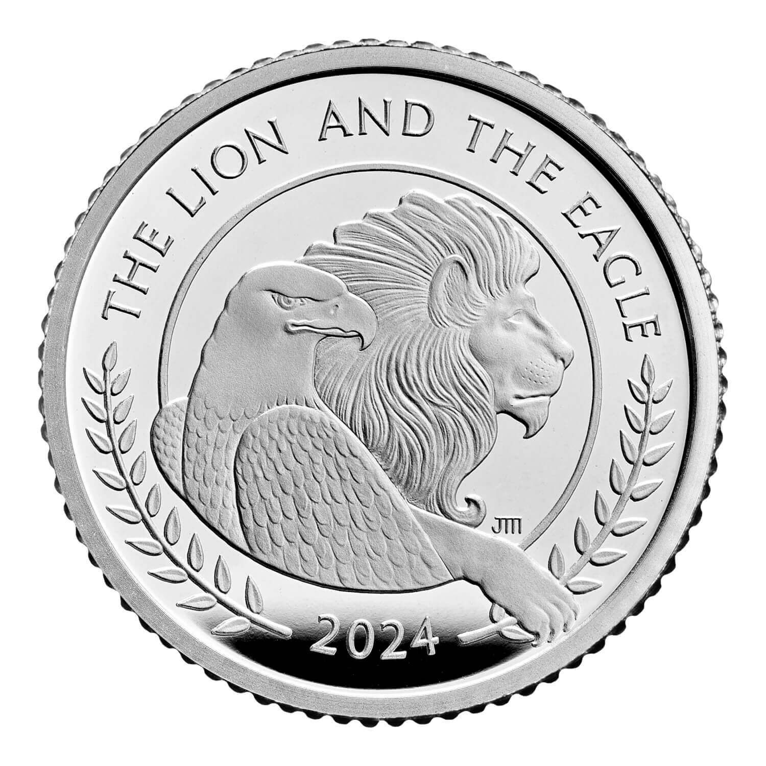 2024 G. Britain Proof Silver Lion and Eagle 4-Coin Fractional Set in OGP