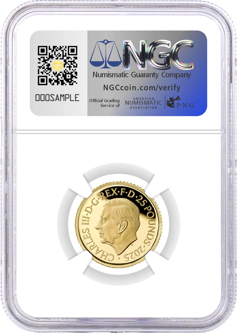 2025 G. Britain 1/4 oz Proof Gold Britannia & Liberty NGC PF70 UCAM First Day of Issue Summers Signed Royal Mint Label with OGP