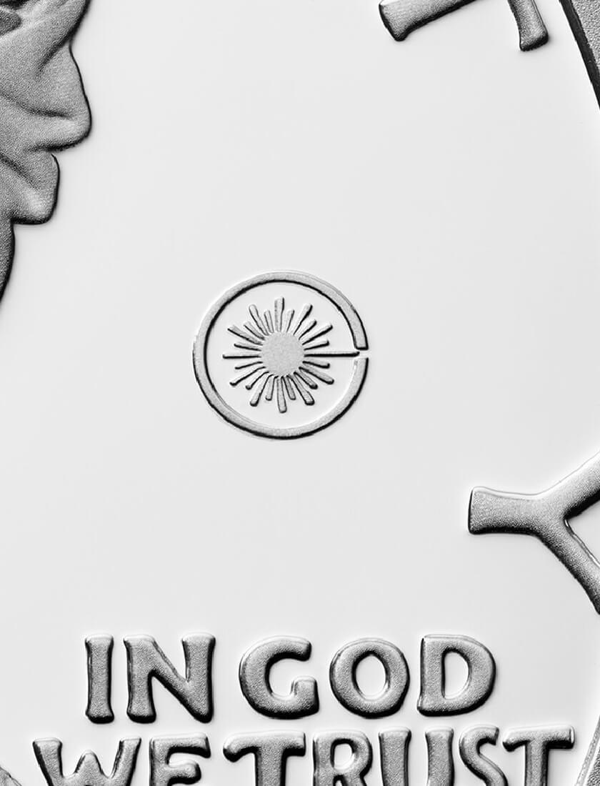 2025 W $1 1 oz Proof Silver Eagle with Laser Privy PCGS PR70 DCAM Advanced Release Damstra Signed Mint Designer Series with OGP