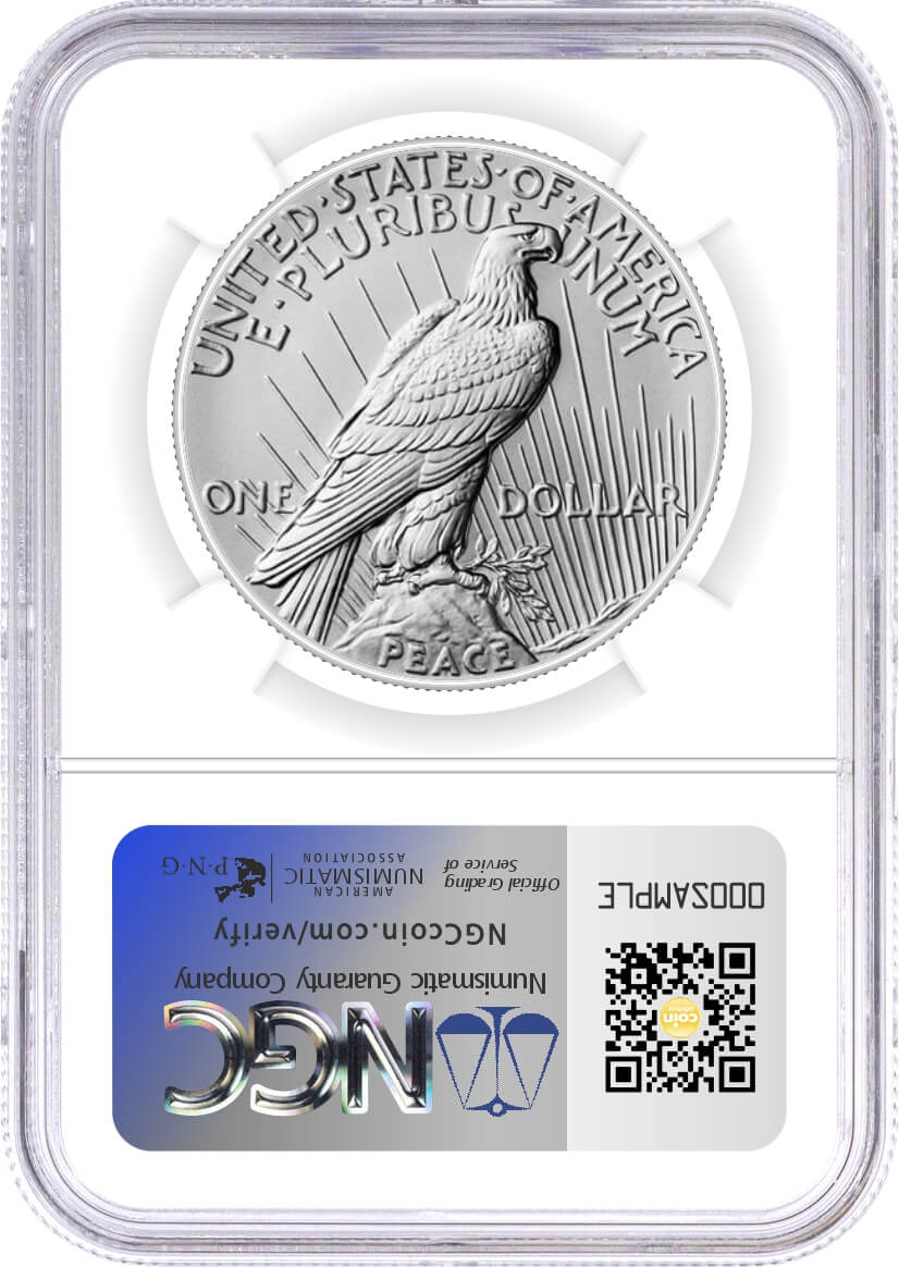 2024 $1 Uncirculated Silver Morgan Dollar and Peace Dollar 2 Coin Set NGC MS70 Advance Releases Ryder Signed US Mint Designer Series