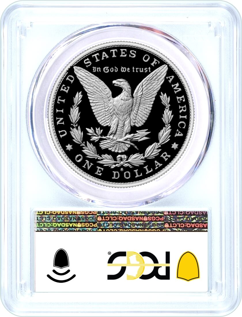 2024 S $1 Proof Silver Morgan Dollar and Peace Dollar 2 Coin Duo PCGS PR70 DCAM First Day of Issue Silver Dollar Label