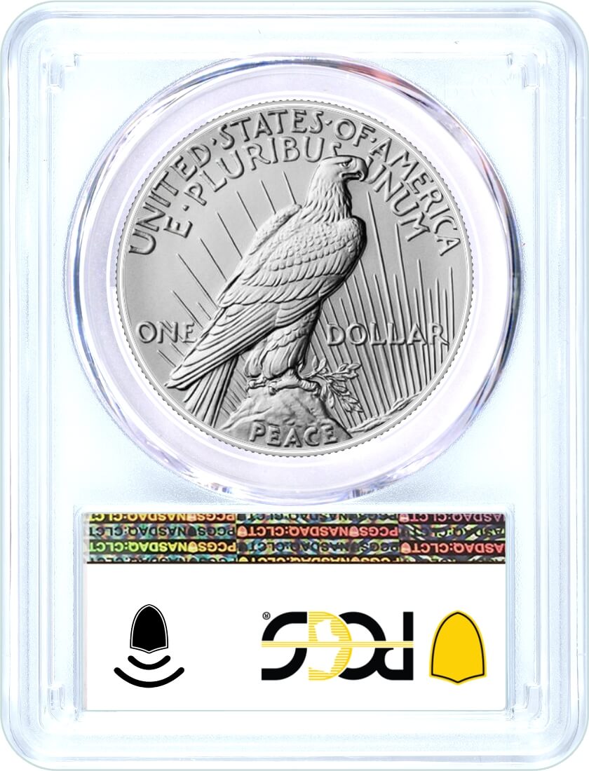 2024 $1 Uncirculated Silver Morgan Dollar and Peace Dollar 2 Coin Duo PCGS MS70 First Day of Issue Silver Dollar Label