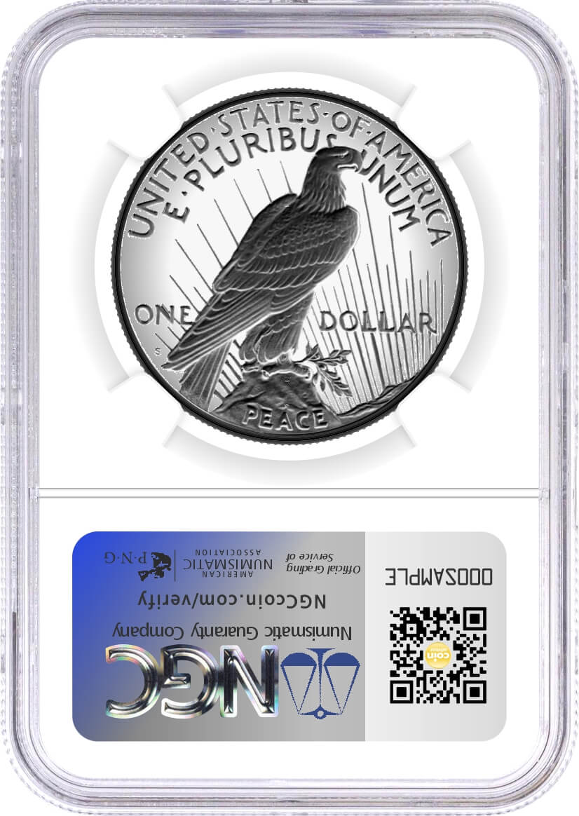 2024 S $1 Reverse Proof Silver Morgan Dollar and Peace Dollar 2-Coin Set NGC Reverse PF70 Advance Releases Ryder Signed US Mint Designer Series