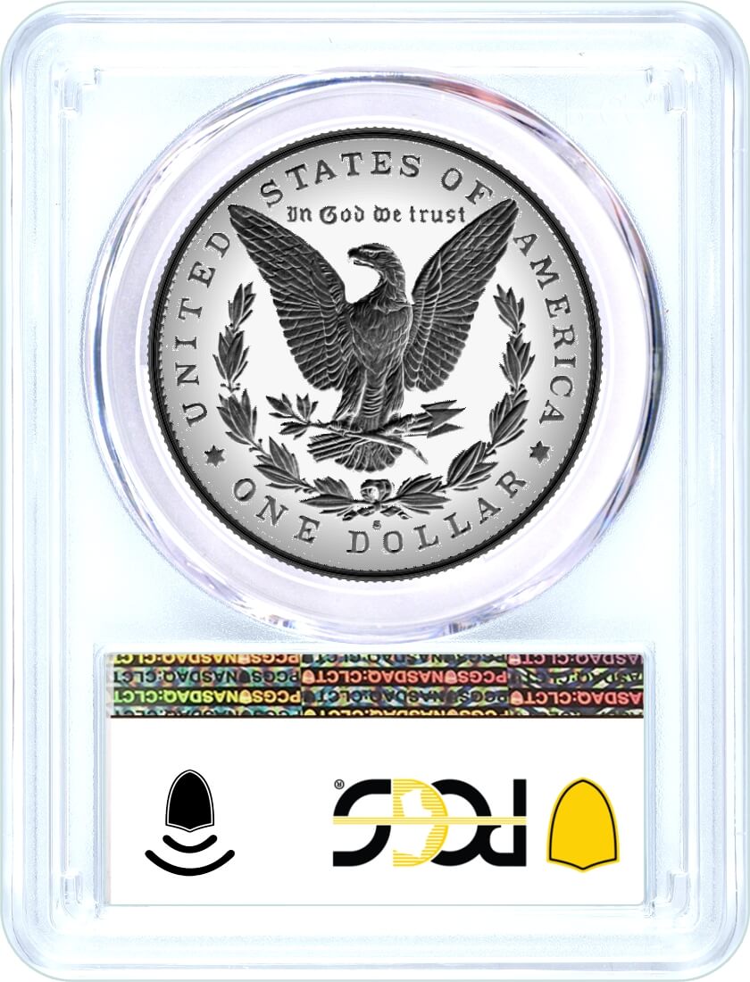 2024 S $1 Reverse Proof Silver Morgan Dollar and Peace Dollar 2-Coin Set PCGS PR70 Advanced Release Flag Label