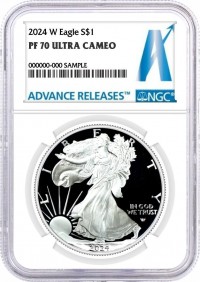 2024 W $1 1 oz Proof Silver Eagle Congratulations Set NGC PF70 Ultra Cameo Advance Releases A Label